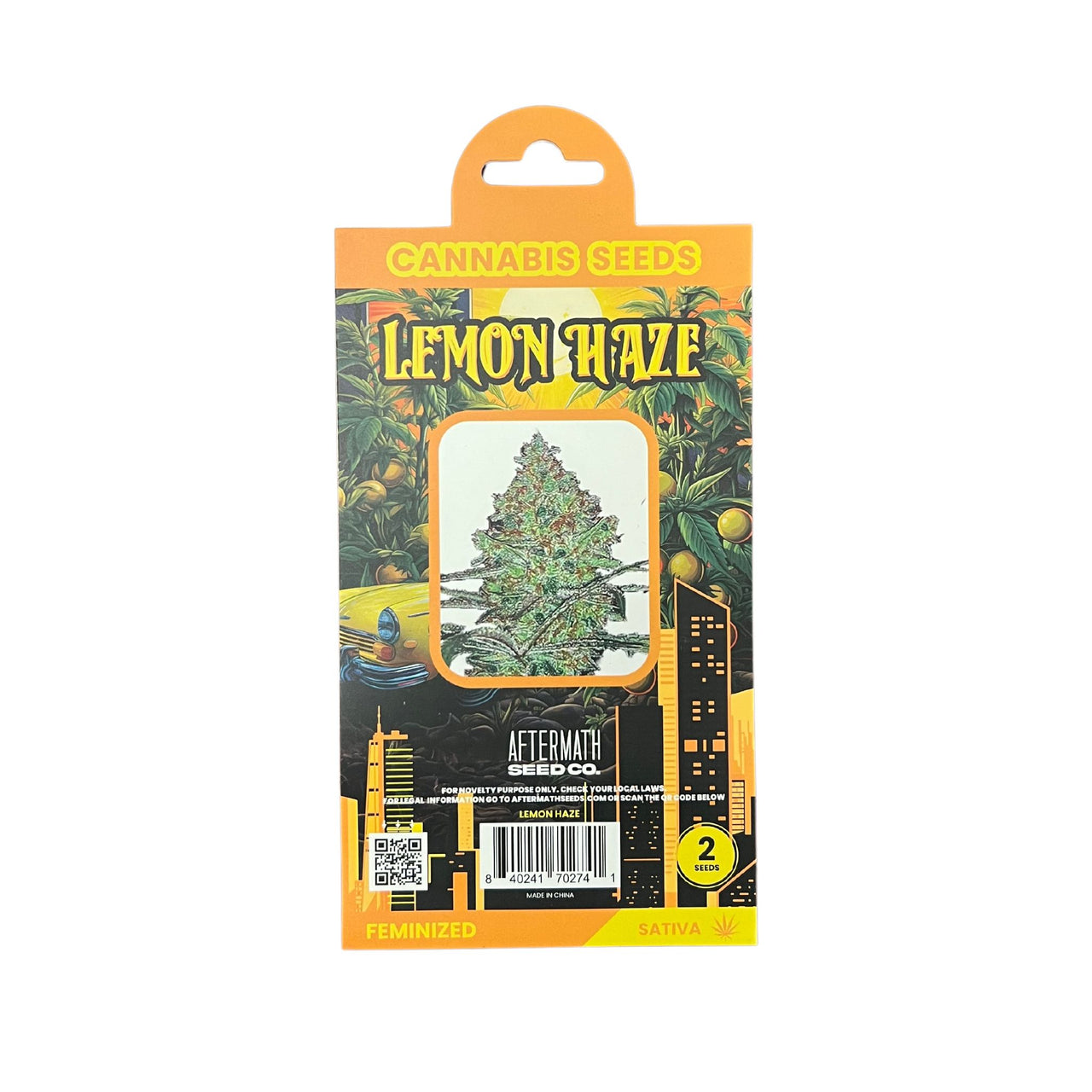 Lemon Haze Cannabis Seeds (2-Seed Blister)