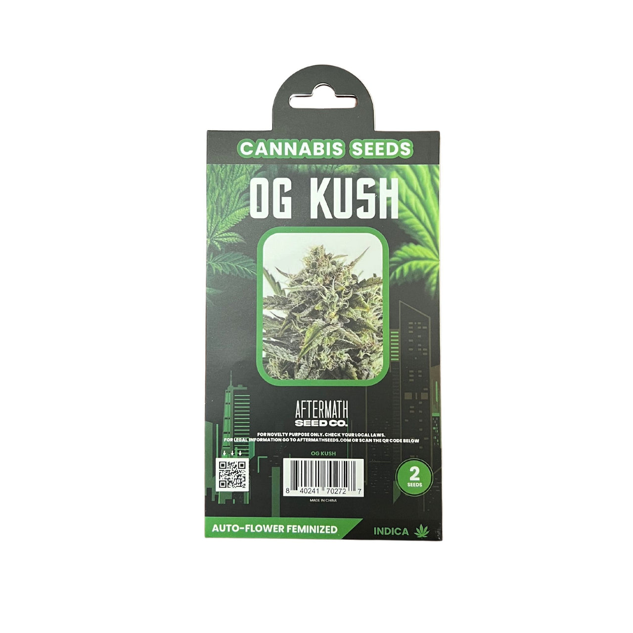 OG Kush Cannabis Seeds (2-Seed Blister)