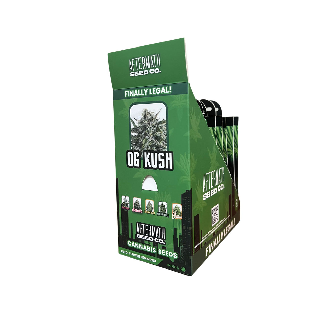 OG Kush Cannabis Seeds (10-Pack Display, 20 Seeds Total)